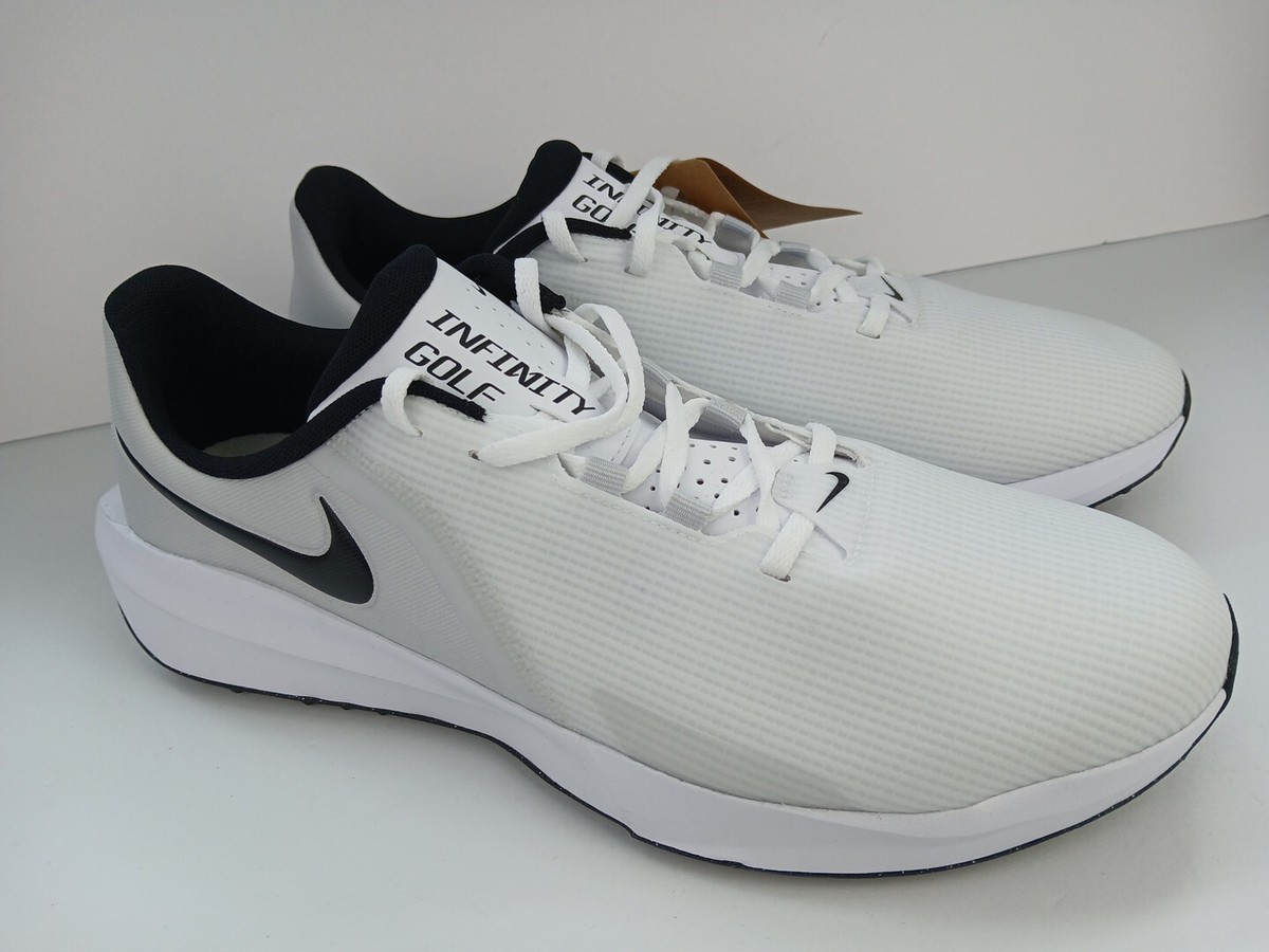 Nike Infinity Golf Next Nature White Black Men's Size 13 Golf