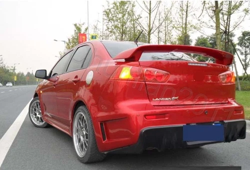 Factory Style Spoiler Wing for 2008-2018 Mitsubishi Lancer EVO 10 X PU A - Picture 3 of 12