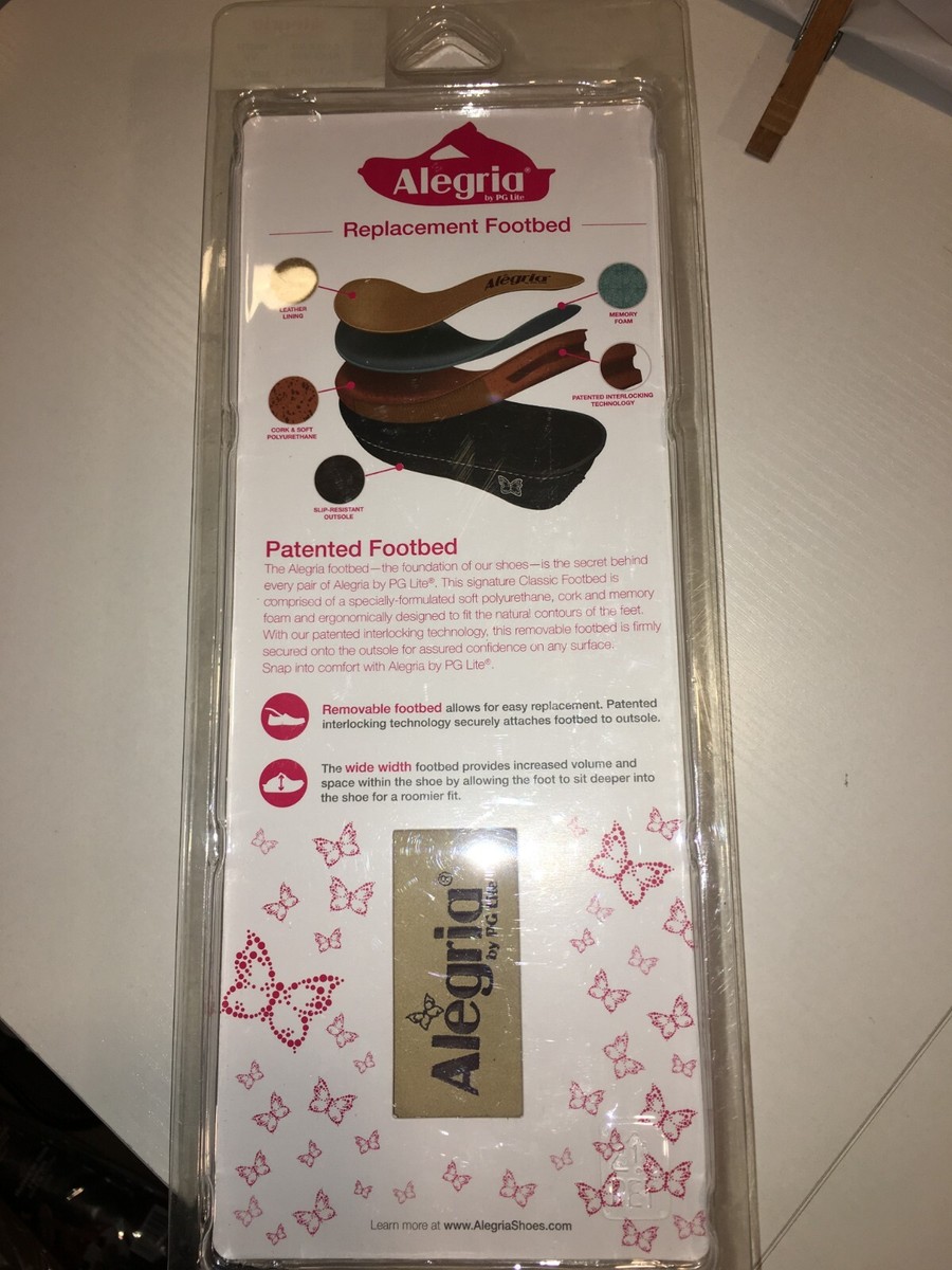 Alegria Womens Replacement Footbed None 40 W for sale online