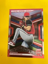 58710 	2023 Elite Extra Edition Status Red #112 Dylan Questad TWINS #56/199