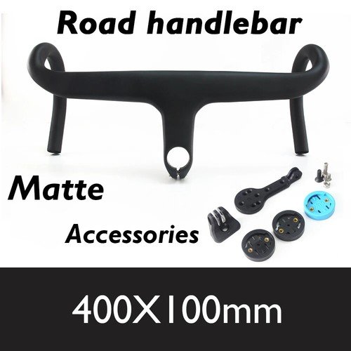 Full Carbon Fiber Road Bike Racing Integrated Handlebar 28.6mm 90-120*380-440mm - Picture 12 of 38