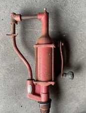 Antique Gas / Oil Pump Lubester The Gilsen Co USA Made Gas Crank Salvaged