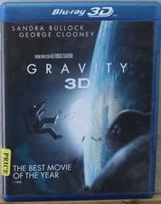 Gravity (3D/2D Blu-rays & DVD) Like New/3285