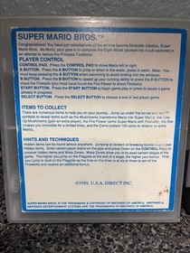 Super Mario Bros. (Nintendo NES, 1985) Rental Lot w/ Instruction Booklet & Case!