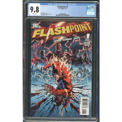 Flashpoint #1 / CGC 9.8 / White Pages / Geoff Johns Story
