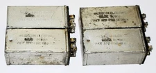 4 Vintage Silver Western Electric 1 MFD  181A capacitors for tube  amplifier