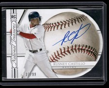 2015 Panini National Treasures #74 Rusney Castillo BB Signature Die Cuts #/99