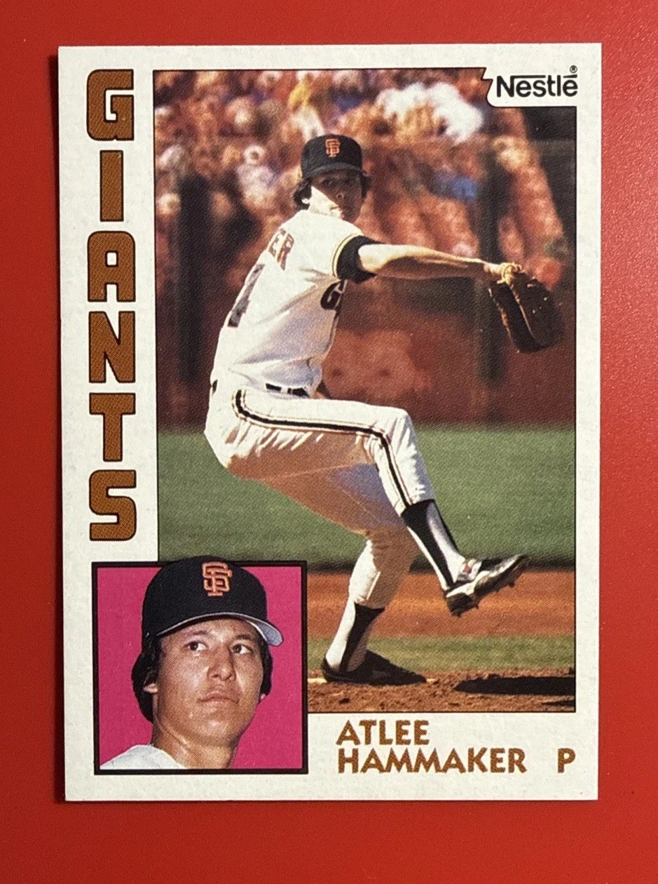 1984 Topps Nestle #85 Atlee Hammaker