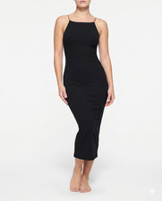 Future Collective Gabriella Karefa-Johnson Target Ribbed Maxi Dress Black Size M