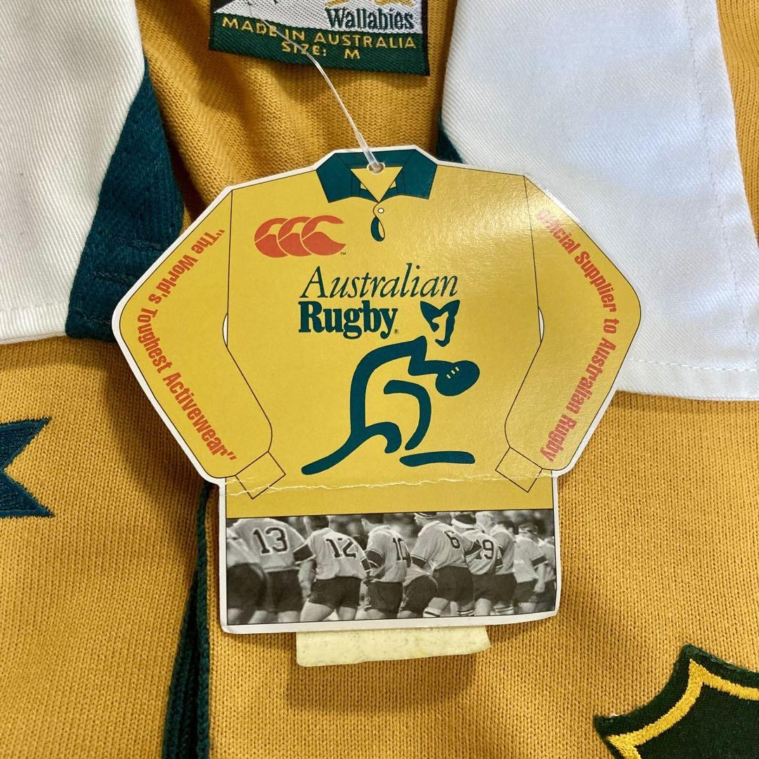 90s Canterbury Wallabies Jersey デッドストック Vintage 1990's Wallabies Long Sleeve Jersey - Made by