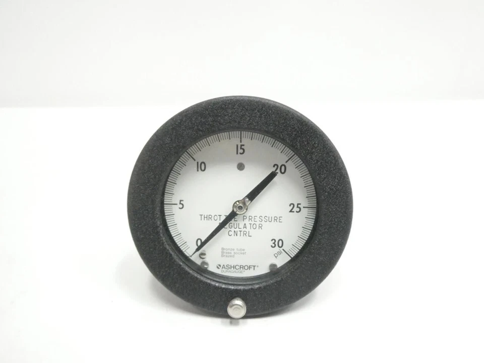 Ashcroft 45-1377-AS-02B-30 Pressure Gauge 4-1/2in 1/4in Npt 0-30psi - Image 2 of 4