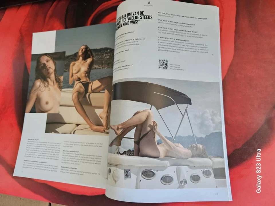 Playboy NL Playboy May 2025 Diva Brons, Julia Chavanne - Image 4 of 4