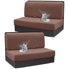 Stretch Rv Dinette Cushion Set, Booth Seats with 1 Backrest  1 Bench Cover, ...