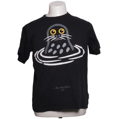 Bo Bendixen, T-shirt, Größe: M, Schwarz, Baumwolle, Print #Zr5