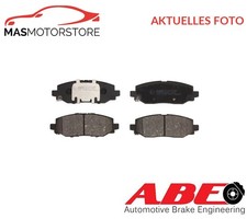 SATZ BREMSBELÄGE BREMSKLÖTZE HINTEN ABE C2Y037ABE I FÜR JEEP WRANGLER IV