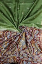 Vintage Silk Saree for Crafting, Sewing, Quilting, Upcycled Projects SS3134