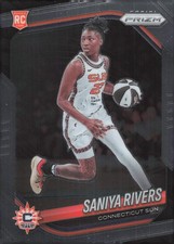 2025 Panini Prizm WNBA #131 Saniya Rivers RC