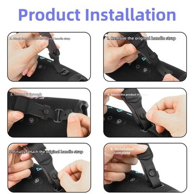 Reisefreundliches Nylonband für Audio Lautsprecher Modell 6 - 125 cm Länge
