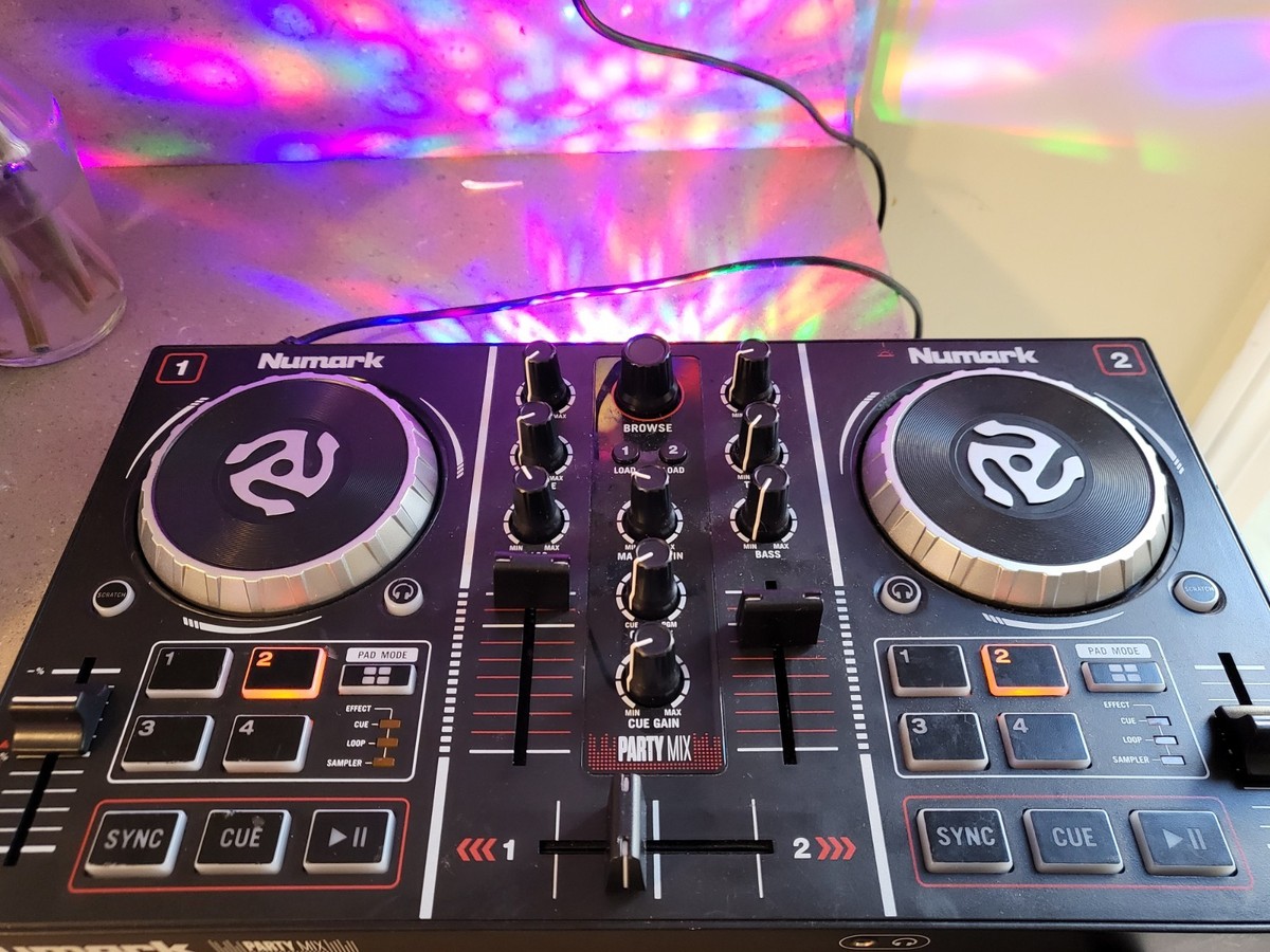 Numark Party Mix DJ Controller With Built In Light Show. | eBay
