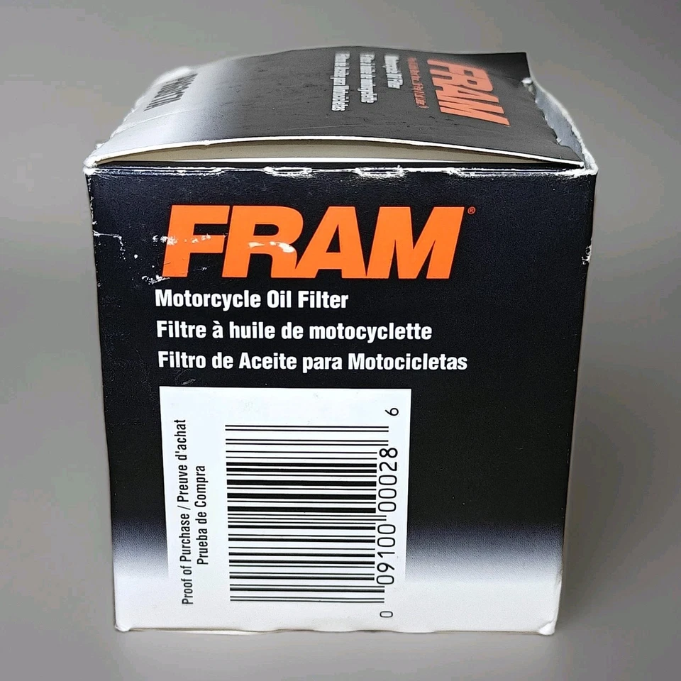 FILTRO ACEITE MOTO FRAM PH6017A - Totalmente Nuevo Foto 3 de 4