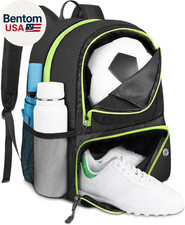 Soccer Backpack,Soccer Bag with Ball Holder, Water Resistant Sport Equipment Bag