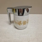 Vintage Butterfly Gold Gemco Milk Glass Creamer Made In The U.S.A.