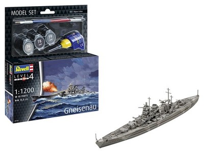 REVELL 65181 Model Set Battleship Gneisenau # NEU in OVP # Plastic Bausatz
