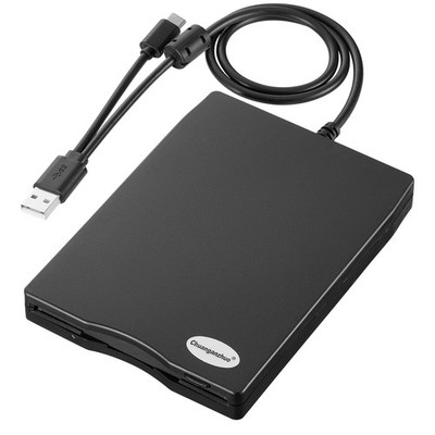 Chuanganzhuo Floppy Disk Reader 3.5 inch External USB Inch, Black