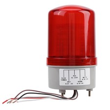 1pc Red LED Emergency Warning Lighting Bulb Rotating Beacon Lamp AC220V✈