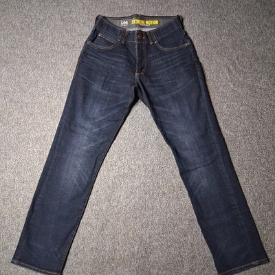 Lee Men's Extreme Motion Straight Taper Jeans 29x30 Flex Waistband New No Tags