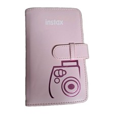 Fujifilm Official Instax Wallet Album - Light Pink - 12 Pages Holds 72 Photos