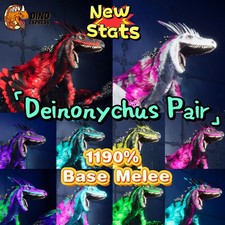 Deinonychus Pair 1190% Melee Clone ARK  Survi...