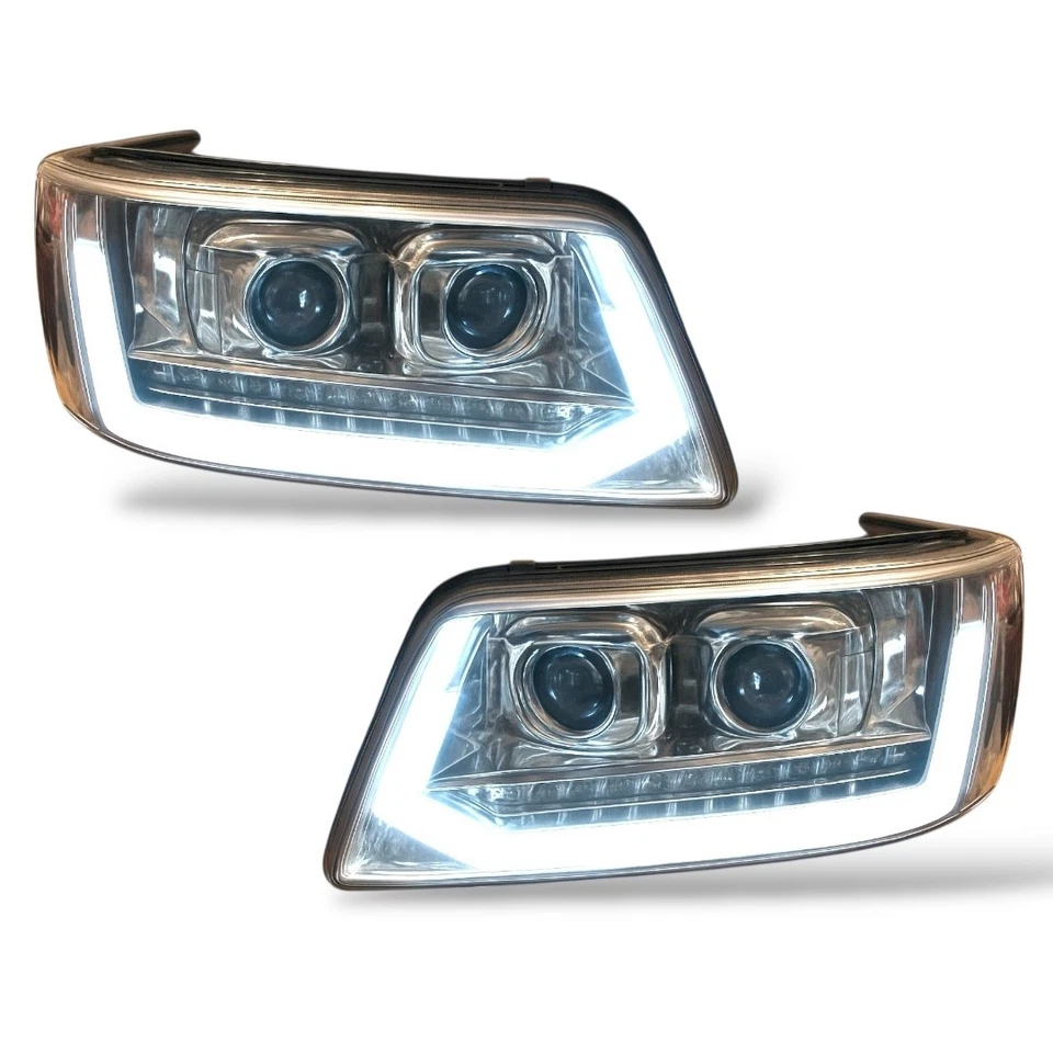 VOLL-LED Scheinwerfer chrom für VW T5 Vorfacelift 2003-2009 dynamischer Blinker - Bild 3 von 4