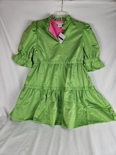 NWT! Gretchen Scott Designs Size XL Kelly Green Teardrop Dress - Short Sleeve 