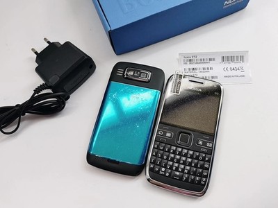 Nokia E72シルバー/ブルー 充電器付き 2026年最新】NOKIA カラー