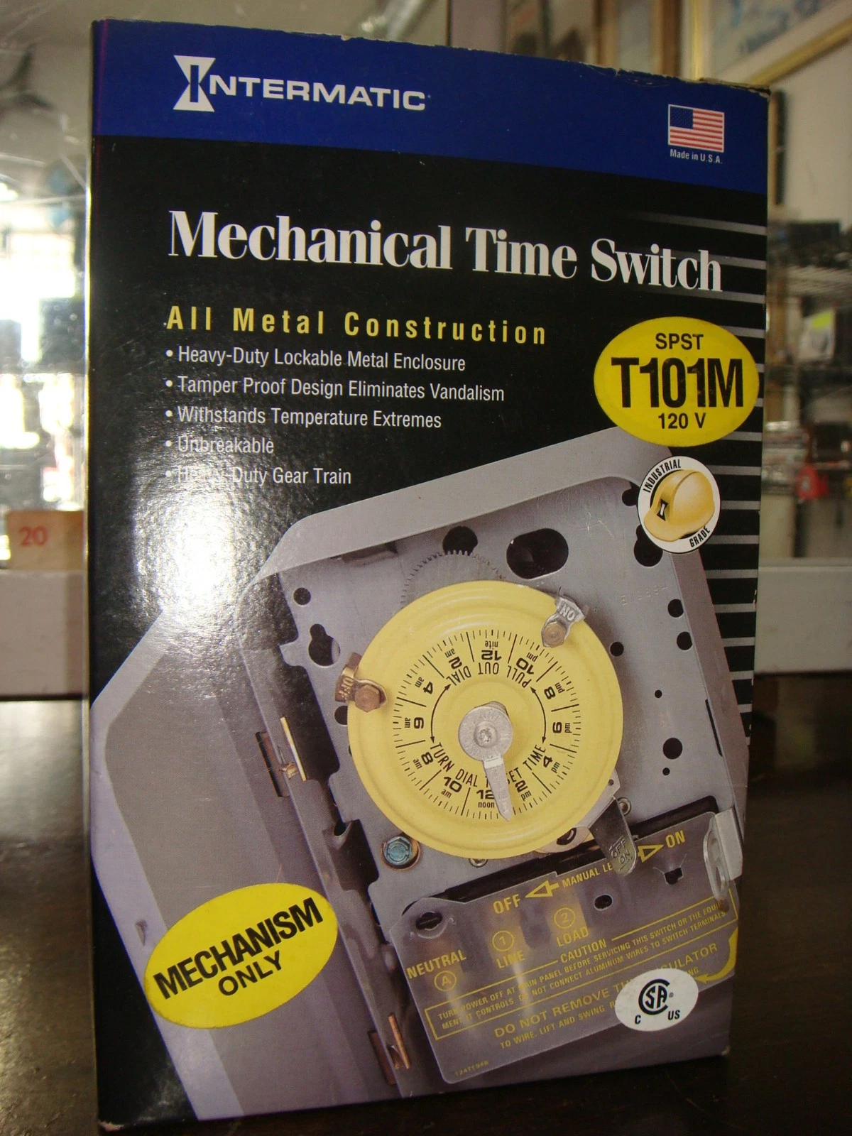 Intermatic T101M 24-Hour Mechanical Timer Mechanism Only 120V SPST NEW OLD STOCK
Opens in a new wind