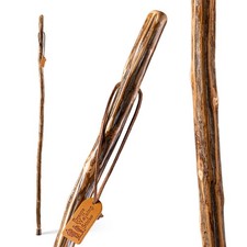 Brazos Rustic Wood Walking Stick, Ironwood, Traditional Style Handle, for Men...