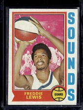 1974-75 Topps #263 Freddie Lewis Memphis Sounds EX-MINT