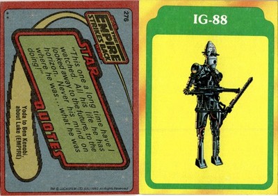 1980 Topps The Empire Strikes Back Series 3 #276 IG-88
