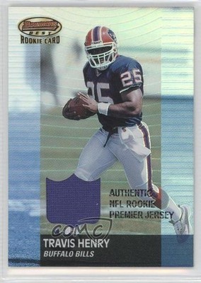 2001 Bowman's Best 93/999 Travis Henry #113 Rookie RC 0v1