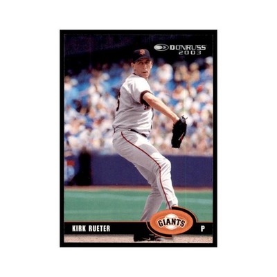 2003 Donruss Kirk Rueter Baseball Cards #380