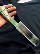 WAMBLI - SANTOKU KNIFE JAPANESE STYLE FORGED STEEL GREEN HANDLE SHARP EDGE