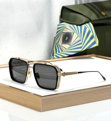 Akoni Model AKS-510 Sunglasses Unisex 140-152 With Case Black Gold/Dark Gray