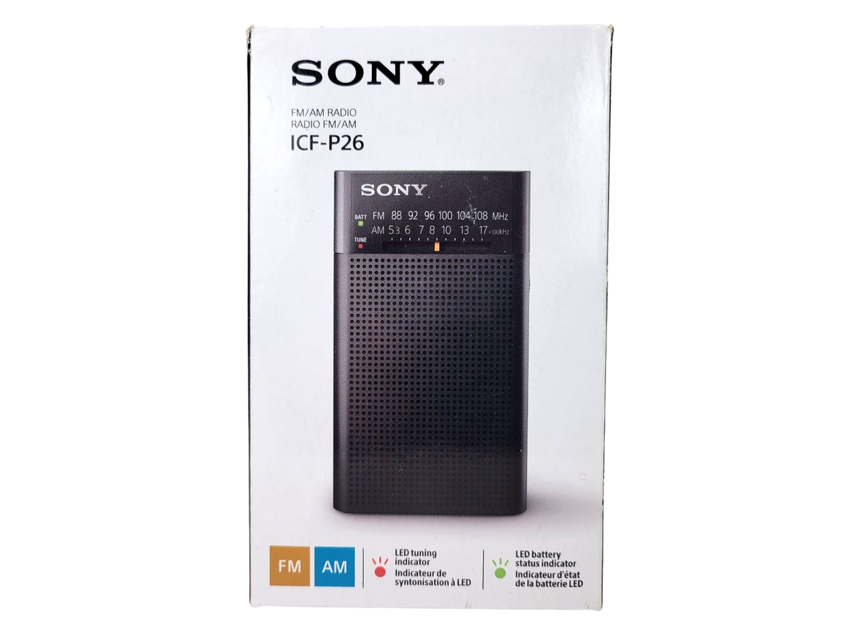 SONY FM/AMラジオ ICF-P26 Amazon.com: Sony ICFP26 Portable AM/FM Radio,Black : Electronics