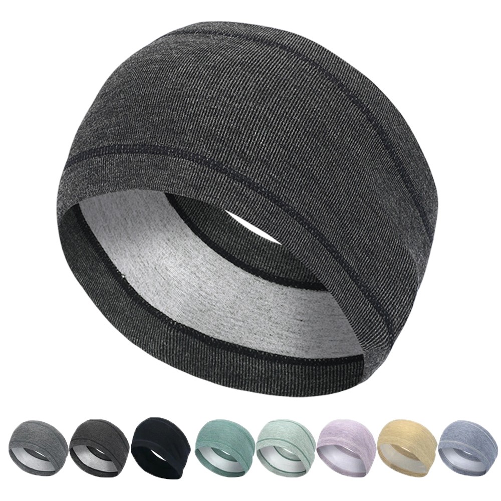 Men Women Ear Warmer Hair Band Warm Head Fleece Headband Winter Wrap Sweatband