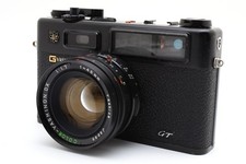 Near MINT Yashica Electro 35 GT Rangefinder Film Camera 45mm f/1.7 Black JAPAN