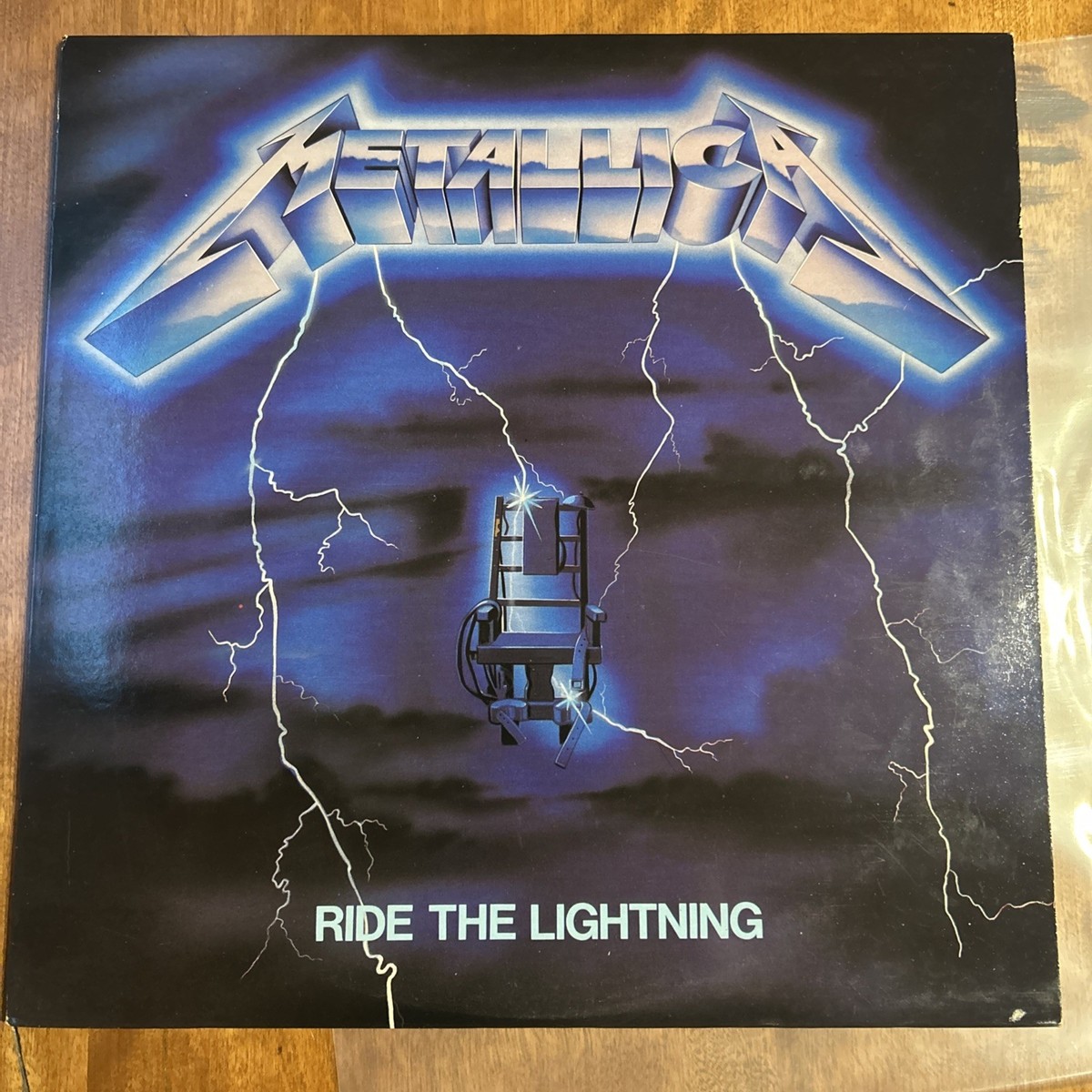 1984 METALLICA Album RIDE THE LIGHTNING Vinyl ***COMPLETE!! Lp 1ST