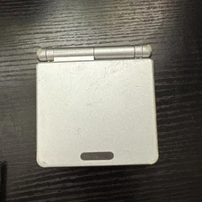 Nintendo Game Boy Advance SP Handheld System - Silver And Authentic Pokemon