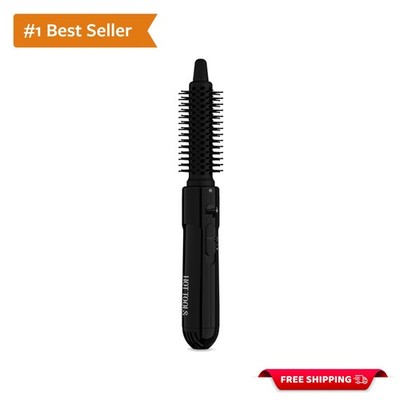 Black Professional Hot Air Brush - 8ft Cord and 1-Inch Barrel for Simple Styling