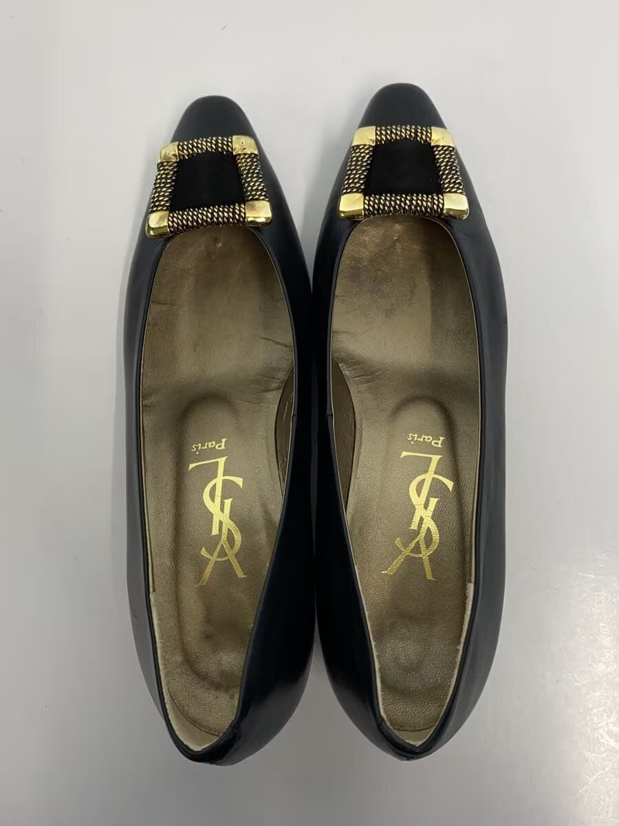 Yves Saint Laurent Pumps Blk Leather Jlz82 thumbnail 3